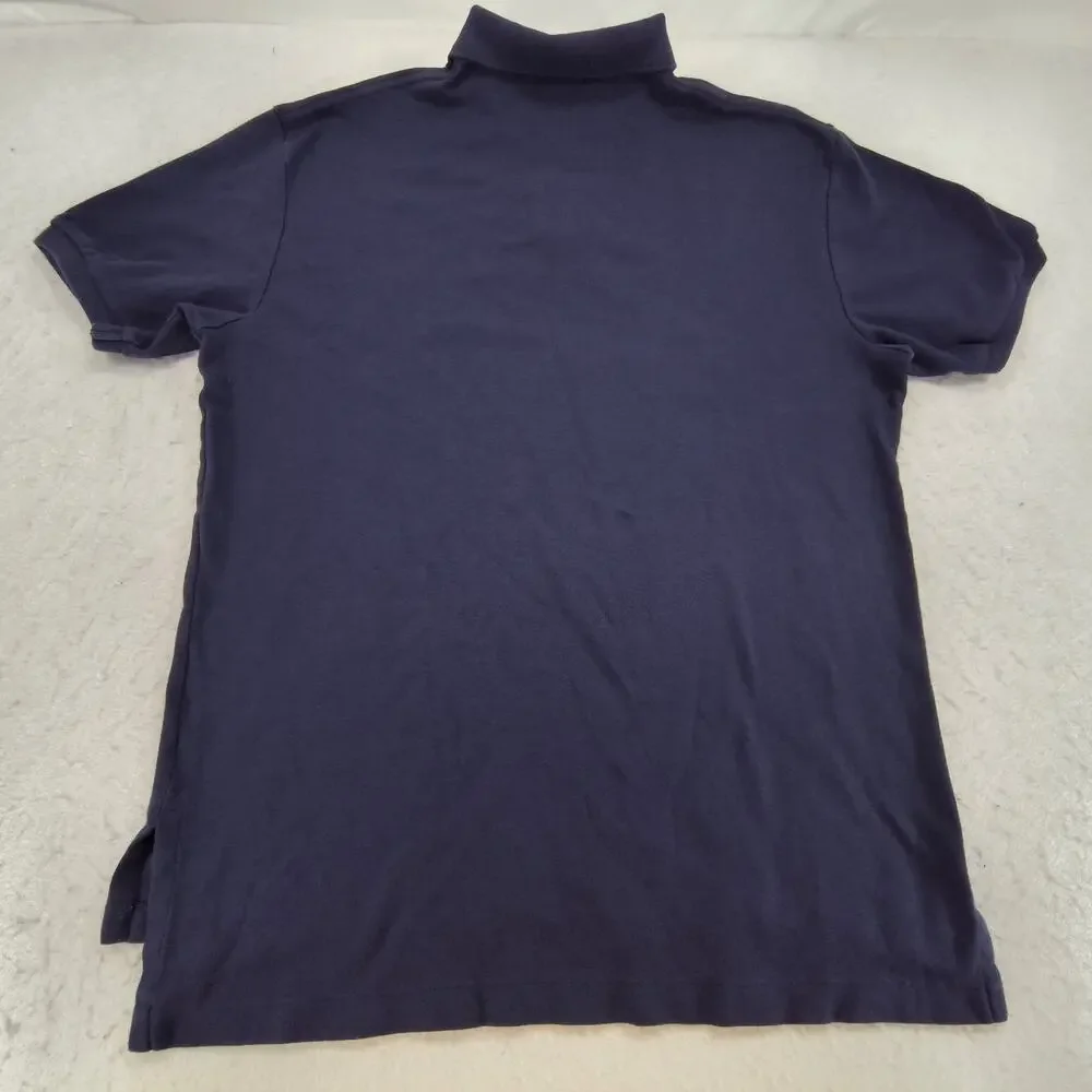 Polo by Ralph Lauren Short Sleeve Collared Polo Shirt Mens Size Large L Navy Red